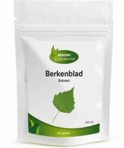 Berkenbladextract | 60 capsules | Vitaminesperpost.nl