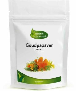 Goudpapaver | 60 capsules ⟹ Vitaminesperpost.nl