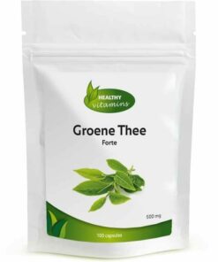 Groene thee Forte | EGCG extract | 100 vegan capsules | Vitaminesperpost.nl