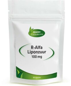 R-Alfa-Liponzuur | 100 mg | 60 capsules | Vitaminesperpost.nl