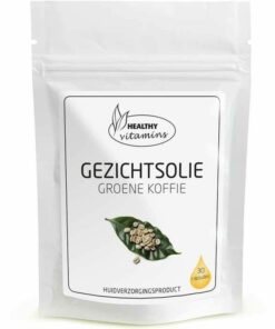 Gezichtsolie Groene Koffie | 30 capsules | Vitaminesperpost.nl