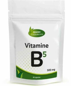 Vitamine B5 500 mg | 60 capsules | Vitaminesperpost.nl