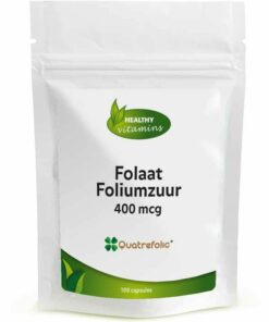 Folaat Foliumzuur | 400 mcg | 100 capsules | Quatrefolic® | vitaminesperpost.nl