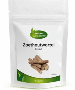 Zoethoutwortelextract (DGL) | 60 capsules | Gedeglycyrrizeerd | vitaminesperpost.nl
