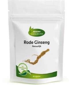 Rode Ginseng Natuurlijk | 60 capsules | Vitaminesperpost.nl