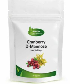 Cranberry D-Mannose Solidago formule | Vitaminesperpost.nl