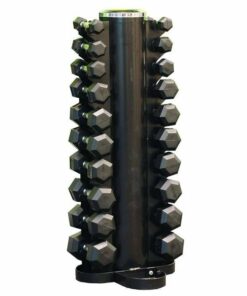 PTessentials Pro Hexa Dumbbellset 1 t/m 10 kg incl. toren