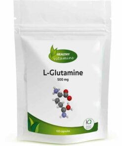 L-Glutamine | 100 capsules | 500 mg ⟹ Vitaminesperpost.nl