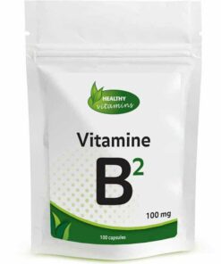 Vitamine B2 | 100 capsules | 100 mg | Vitaminesperpost.nl