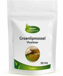 Groenlipmosselolie Vloeibaar 50 mg | 60 softgels | Vitaminesperpost.nl