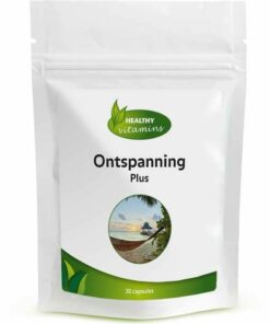Ontspanning Plus kopen? | 30 capsules | formule met 7 kruiden om te ontspannen | vitaminesperpost.nl