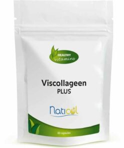 Viscollageen Plus | Met vitamine C, hyaluronzuur en zink | 60 capsules | Vitaminesperpost.nl