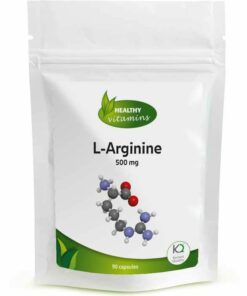 Arginine | 500 mg | 90 capsules | Vitaminesperpost.nl