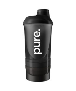 -Shakebeker Double Smart Smoke Black 600+350ml