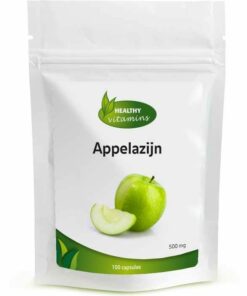 Appelazijn | 100 capsules | 500 mg | Vegan | Vitaminesperpost.nl