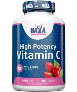 Vitamin C With 1000mg Rose Hips Haya Labs 100tabl