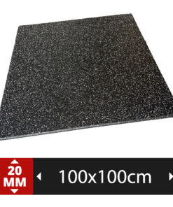 PTessentials Cross Pro vloertegel 100x100x2 met EPDM toplaag en flakes
