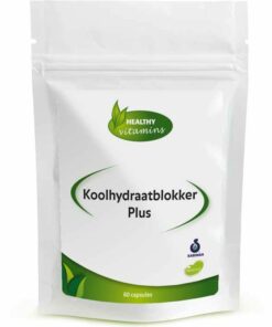 Koolhydraatblokker Plus | 60 vegan capsules | vitaminesperpost.nl