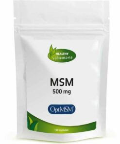 MSM 500 mg | 100 capsules | Vitaminesperpost.nl