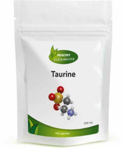 Taurine | 100 capsules | 500 mg | Vitaminesperpost.nl