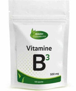 Vitamine B3 | 100 capsules | 500 mg | vegan | Vitaminesperpost.nl