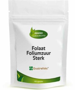 Folaat Foliumzuur Sterk | 1000 mcg | Quatrefolic® | vitaminesperpost.nl