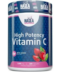 Vitamin C With 1000mg Rose Hips Haya Labs 250caps