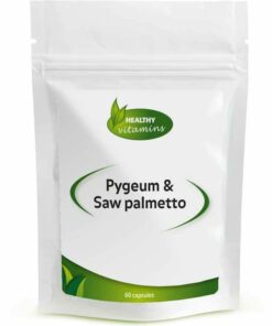 Pygeum & Saw palmetto | 60 capsules | Vitaminesperpost.nl