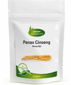 Ginseng | Natuurlijk | 60 capsules | Vitaminesperpost.nl