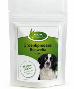 Groenlipmossel-Boswellia Hond | 75 gram | Vitaminesperpost.nl