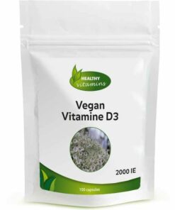 Vegan Vitamine D3 2000 IE | Vitaminesperpost.nl