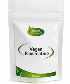 Vegan Pancreatine | Amylase, lipase, protease | 60 capsules | vitaminesperpost.nl