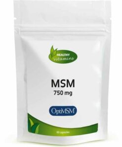 MSM 750 mg | 60 vegan capsules | Opti-MSM® | Vitaminesperpost.nl
