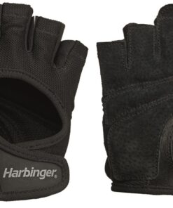 Harbinger Women's Power Stretchback Fitness Handschoenen - Zwart