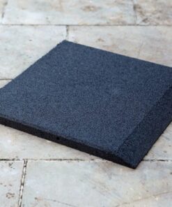 PTessentials Afgeschuinde Vloerdelen 50 x 50 x 3 cm Zwart