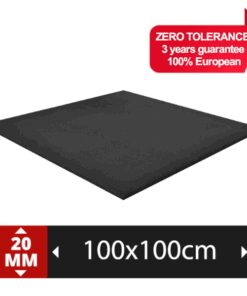 PTessentials High End 900 kg/m3 crossfit fit pro tegel 100x100x2 cm - 0% tolerantie