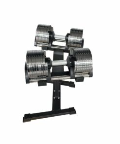 PTessentials Verstelbare Chrome Dumbbells 5,5 t/m 43 kg - per set