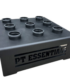PTessentials 9 Bar Holder laser logo