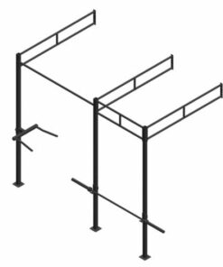PTessentials Wall Mount Crossfit Rig V8