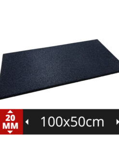 PTessentials High Density 1050 kg/m3 crossfit tegel 100x50 cm - zwart